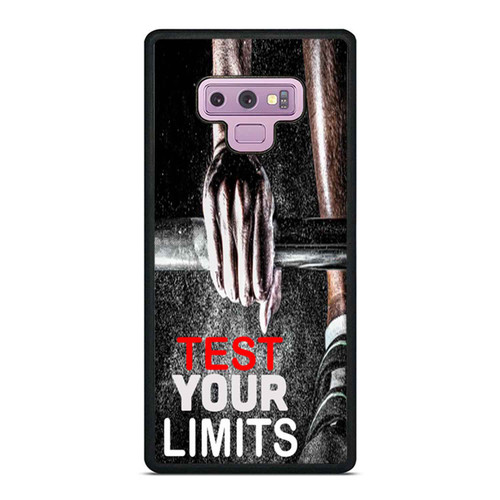 New Gym Training Crossfit Workout Test Your Limits Samsung Galaxy Note 9 Case Cover
