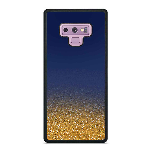 Navy Blue Small Glitter Samsung Galaxy Note 9 Case Cover