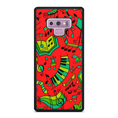 Musical Note Seamless Patterns Samsung Galaxy Note 9 Case Cover