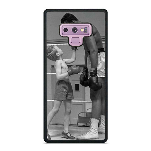 Muhammad Ali With Kid 6 Years Old Patrick Power During Training Samsung Galaxy Note 9 Case Cover