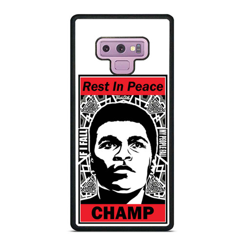 Muhammad Ali Rest In Peace Champ Samsung Galaxy Note 9 Case Cover