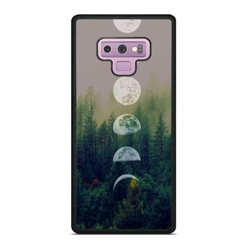 Moon Phases On Forest Image Samsung Galaxy Note 9 Case Cover