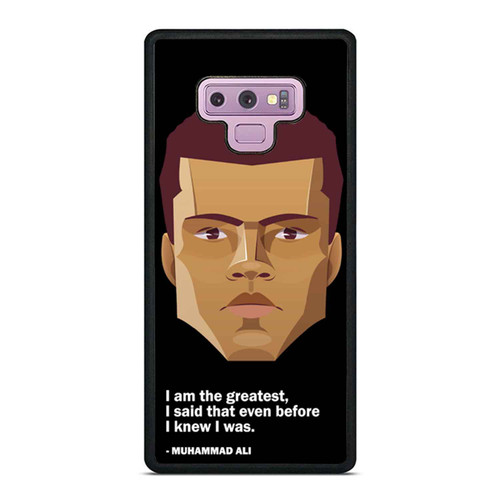 Mohammad Ali Iam The Greatest I Said That Even Before I Knew I Was Samsung Galaxy Note 9 Case Cover Mohammad Ali Iam The Greatest I Said That Even Before I Knew I Was Samsung Galaxy Note 9 Case Cover