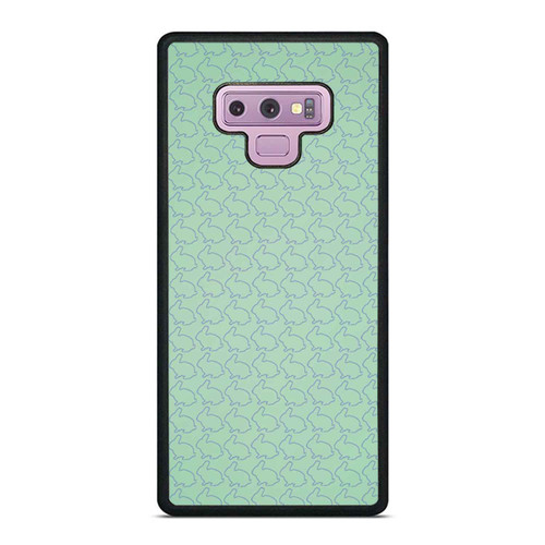 Mint Rabbit Pattern 2 Samsung Galaxy Note 9 Case Cover