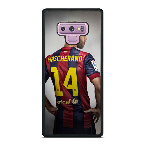 Mascherano Barcelona Team Samsung Galaxy Note 9 Case Cover