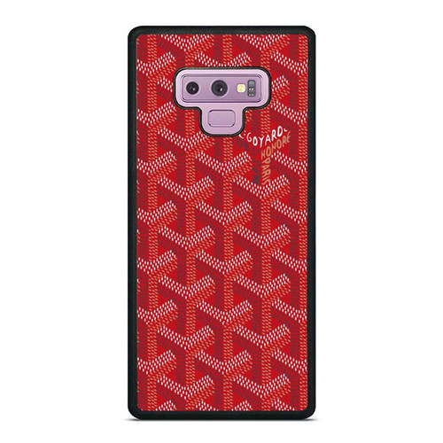 Luxury Goyard Red Samsung Galaxy Note 9 Case Cover