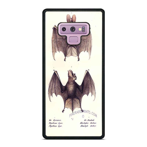 Lithograph Of A False Vampire Bat And A Horseshoe Bat Samsung Galaxy Note 9 Case Cover