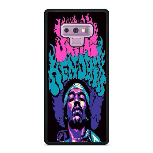 Jimi Hendrik Fire Hair Art Samsung Galaxy Note 9 Case Cover