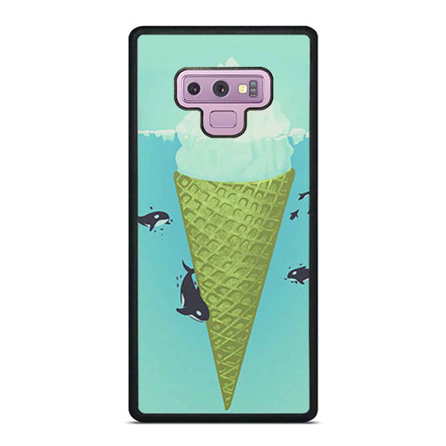 Ice Cream Whale Eaters Design Sea Iceberg Samsung Galaxy Note 9 Case Cover