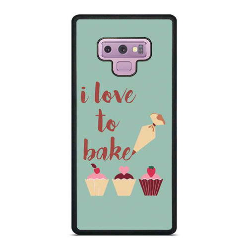 I Love To Bake Piping Cupcake Samsung Galaxy Note 9 Case Cover