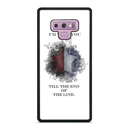 I'M With You Till The End Of The Line Samsung Galaxy Note 9 Case Cover