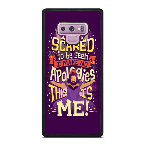 I'M Not Scared To Be Seen I Make No Apologies This Is Me Song Lyrics The Greatest Showman Samsung Galaxy Note 9 Case Cover