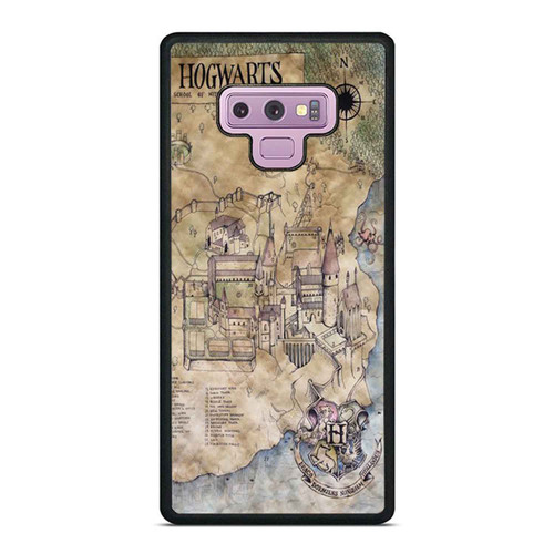 Hogwarts Map Book Harry Potter Samsung Galaxy Note 9 Case Cover