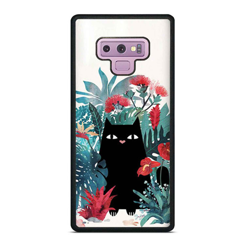 Hidden Cat In Flower Samsung Galaxy Note 9 Case Cover