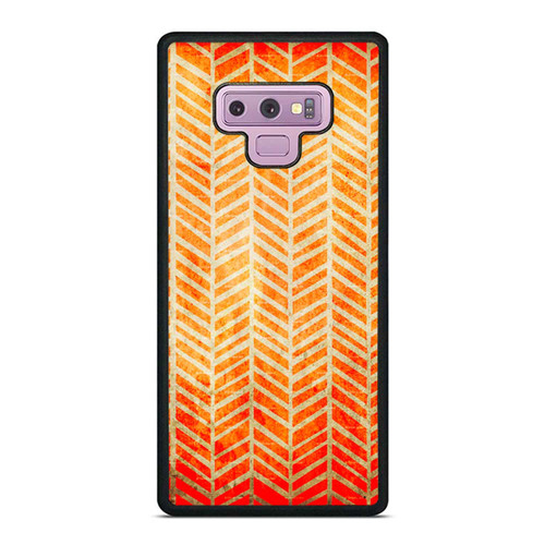 Herringbone Pattern Card Vintage Samsung Galaxy Note 9 Case Cover