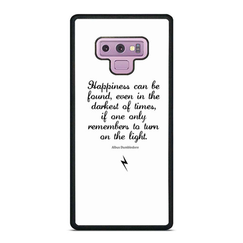 Harry Potter Quotes Albus Dumbledore Samsung Galaxy Note 9 Case Cover