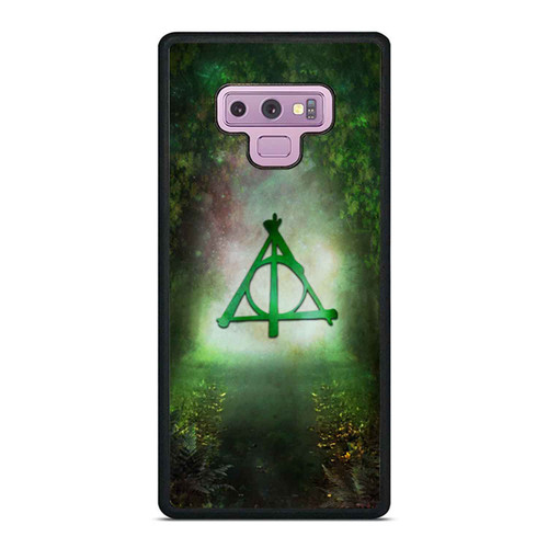 Harry Potter Deathly Hallows In The Forest Samsung Galaxy Note 9 Case Cover