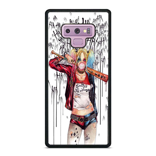 Harley Quinn Suicide Squad Ha Ha Ha Samsung Galaxy Note 9 Case Cover