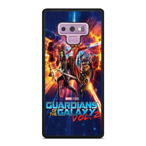 Guardians Of The Galaxy Vol 2 Starlord Groot Gamora Marvel Samsung Galaxy Note 9 Case Cover