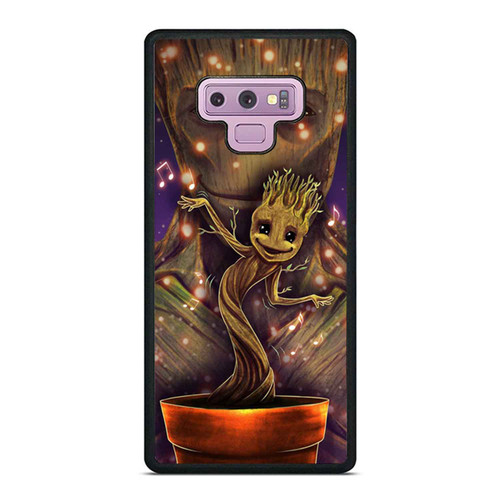 Groot And Baby Groot Guardians Of The Galaxy Baby Groot Cute Marvel Samsung Galaxy Note 9 Case Cover