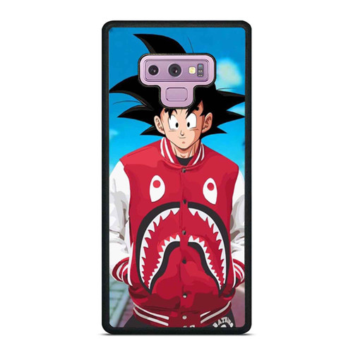 Goku Bape Shark Jacket Samsung Galaxy Note 9 Case Cover