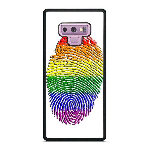 Gay Lesbian Pride Lgbt Rainbow Finger Art Samsung Galaxy Note 9 Case Cover