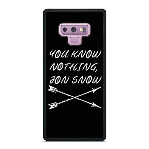 Game Of Thrones You Know Nothing Jon Snow Samsung Galaxy Note 9 Case Cover Game Of Thrones You Know Nothing Jon Snow Samsung Galaxy Note 9 Case Cover