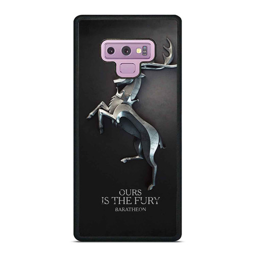 Game Of Thrones Wallpaper Our Is The Fury Baratheon Samsung Galaxy Note 9 Case Cover