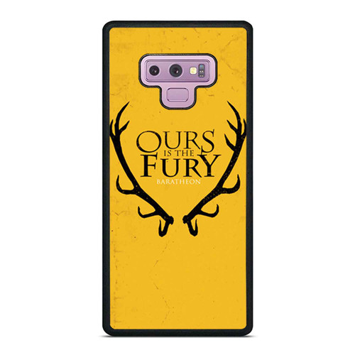 Game Of Thrones Ours Is The Fury Baratheon Samsung Galaxy Note 9 Case Cover