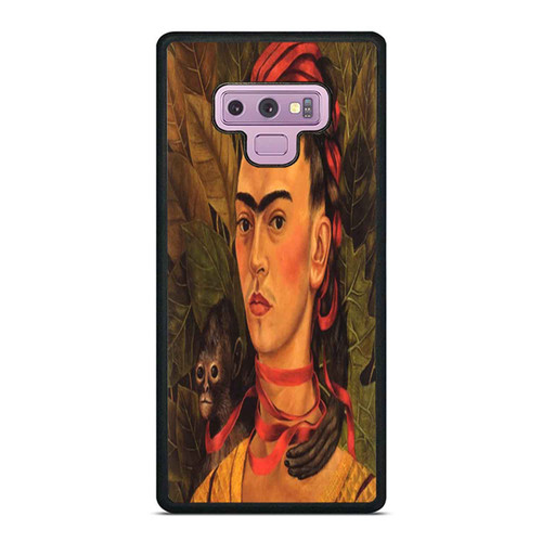 Frida Kahlo Self Portrait With Monkey Samsung Galaxy Note 9 Case Cover