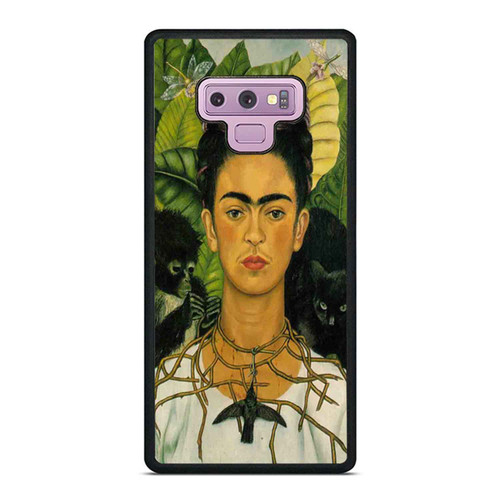 Frida Kahlo Portrait With Animals Samsung Galaxy Note 9 Case Cover