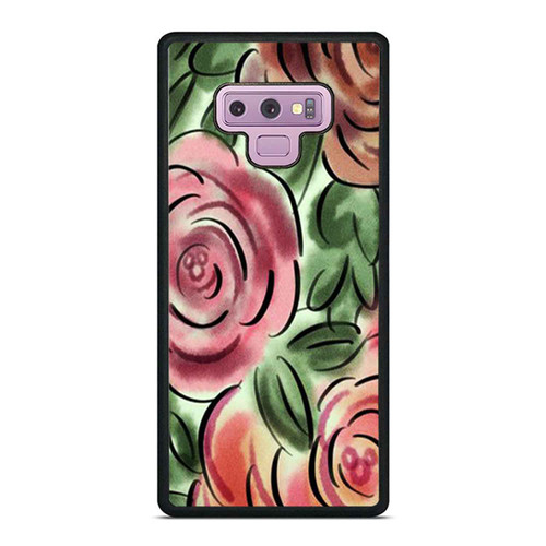 Floral Hidden Mickey Samsung Galaxy Note 9 Case Cover