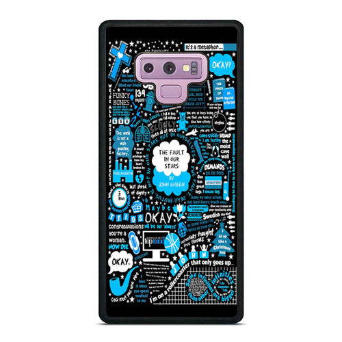 Fault In Our Stars Poster Samsung Galaxy Note 9 Case Cover