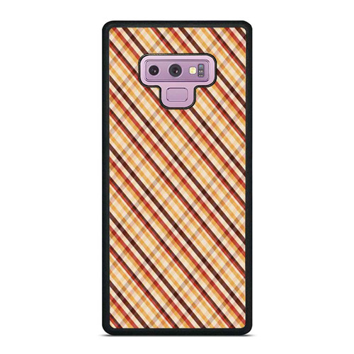 Fall Plaid Print Pattern Samsung Galaxy Note 9 Case Cover