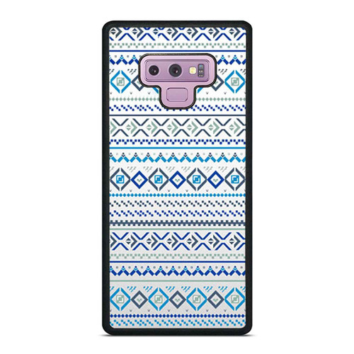 Fairisle Squares And Crosses Patterned Samsung Galaxy Note 9 Case Cover
