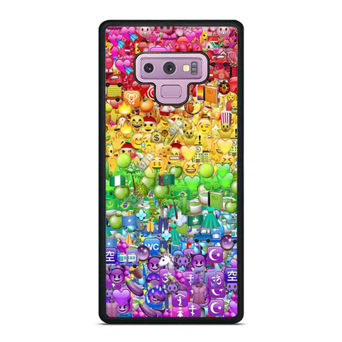 Emoji Emojicon Colourful Samsung Galaxy Note 9 Case Cover