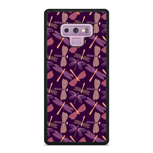 Dragonfly Pattern Purple Samsung Galaxy Note 9 Case Cover
