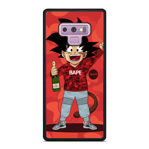 Dragon Ball Z Son Goku Bape Yeezy Samsung Galaxy Note 9 Case Cover