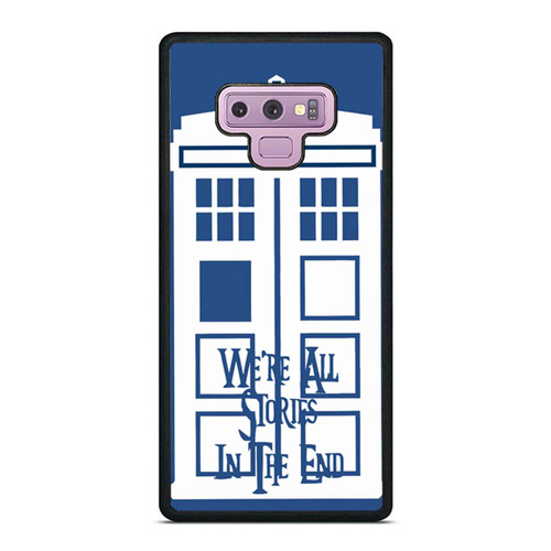 Doctor Who Tardis Were All Stories In The End Samsung Galaxy Note 9 Case Cover
