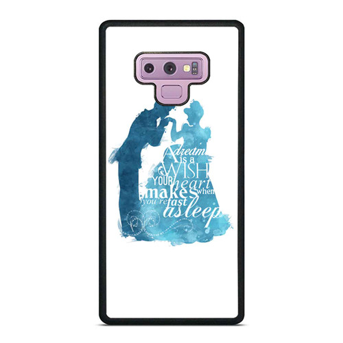 Disney Princess Cinderella Quote Samsung Galaxy Note 9 Case Cover