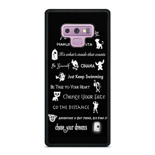 Disney Lessons Learned Samsung Galaxy Note 9 Case Cover