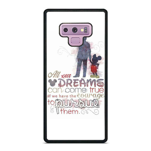 Disney Dreams Courage Mickey Mouse Samsung Galaxy Note 9 Case Cover