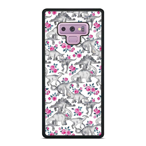 Dinosaurs And Rose Samsung Galaxy Note 9 Case Cover
