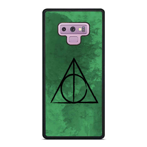 Deathly Hallows Green Samsung Galaxy Note 9 Case Cover