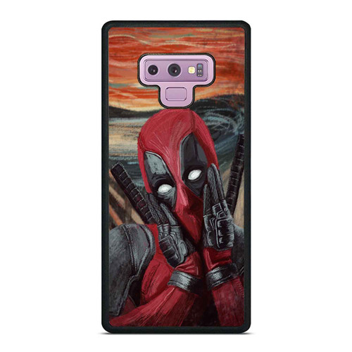 Deadpool Paint Art Samsung Galaxy Note 9 Case Cover