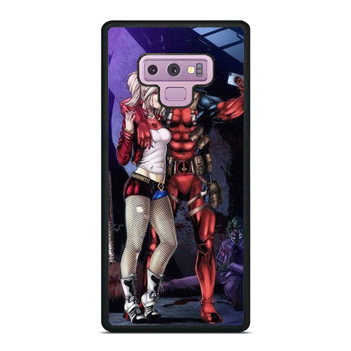 Deadpool Harley Quinn Hot Selfie Funny Movie Character Samsung Galaxy Note 9 Case Cover