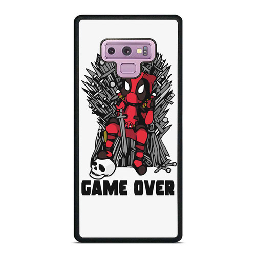 Deadpool Game Of Thrones Game Over Funny Parody Samsung Galaxy Note 9 Case Cover