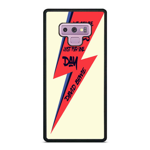David Bowie We Could Be Heroes Ziggy Stardust Lightning Strike Samsung Galaxy Note 9 Case Cover
