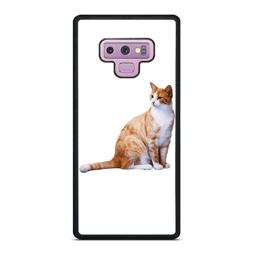 Cute Ginger Cat Samsung Galaxy Note 9 Case Cover