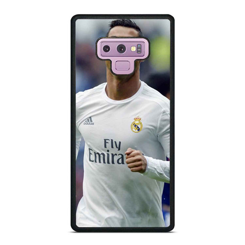 Cristiano Ronaldo Happy Football Smile Real Madrid Samsung Galaxy Note 9 Case Cover
